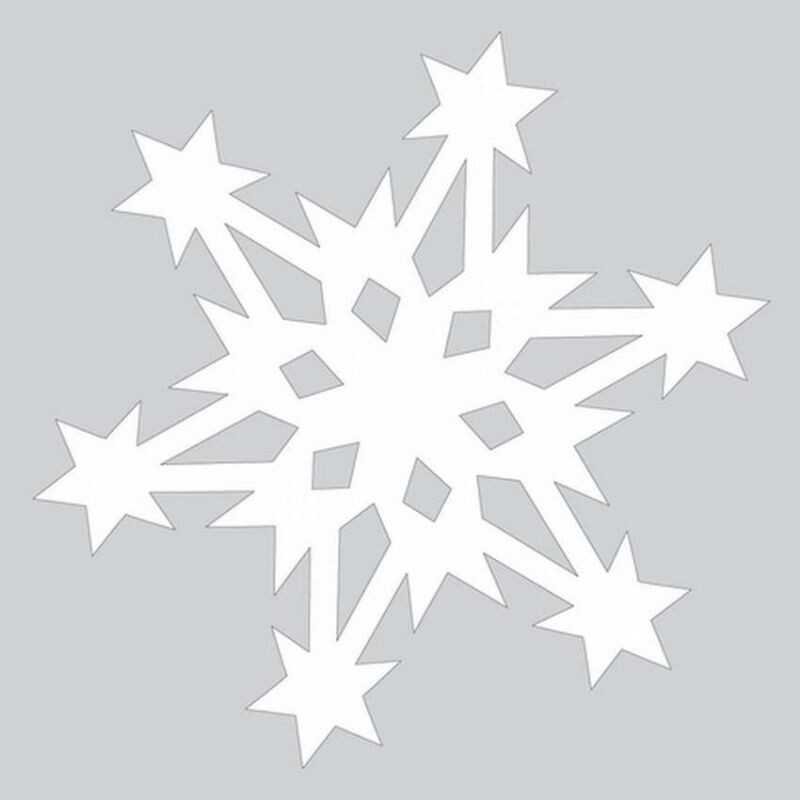 Снежинки на окна