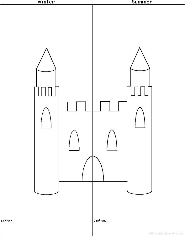 Замок трафарет