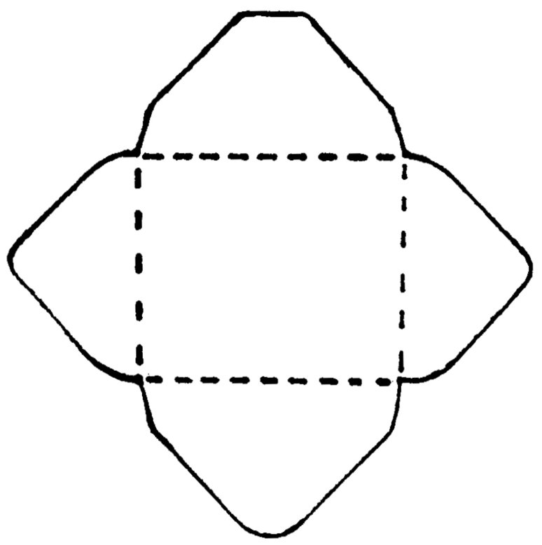 Трафарет конверта