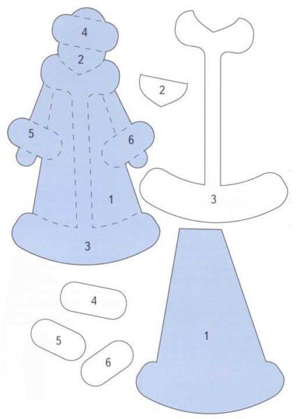 Поделки на новый год схемы