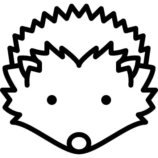 Раскраска Ёжик