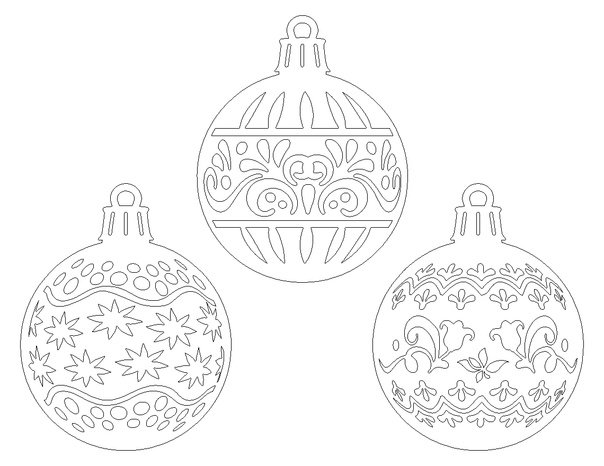 Вытынанки шарики воздушные