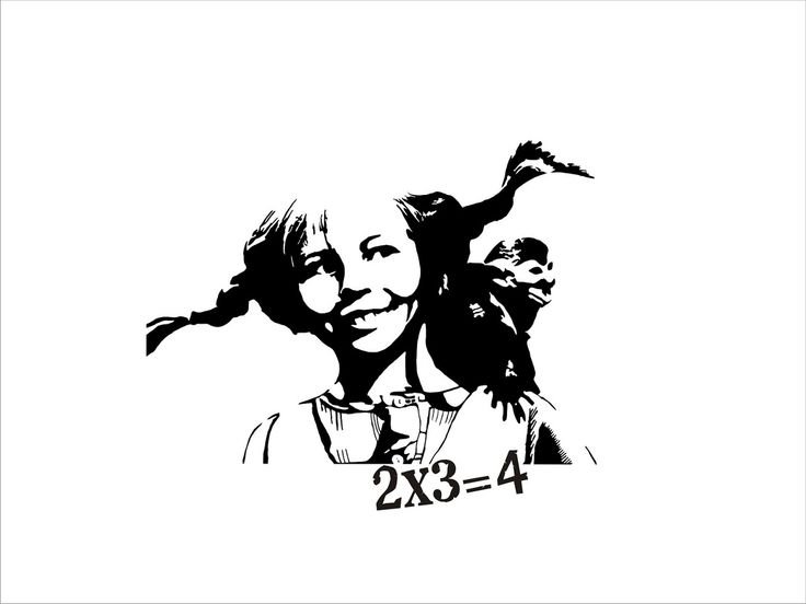 Бэнкси трафареты