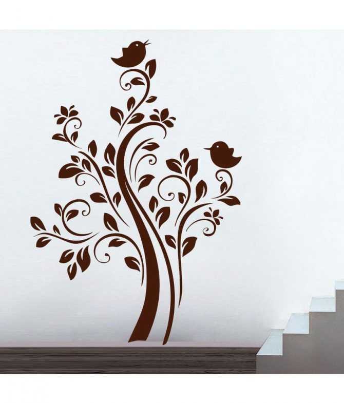 Большие трафареты для стен