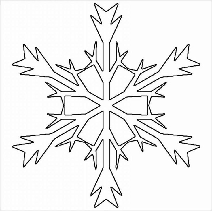 Снежинки на окна трафареты