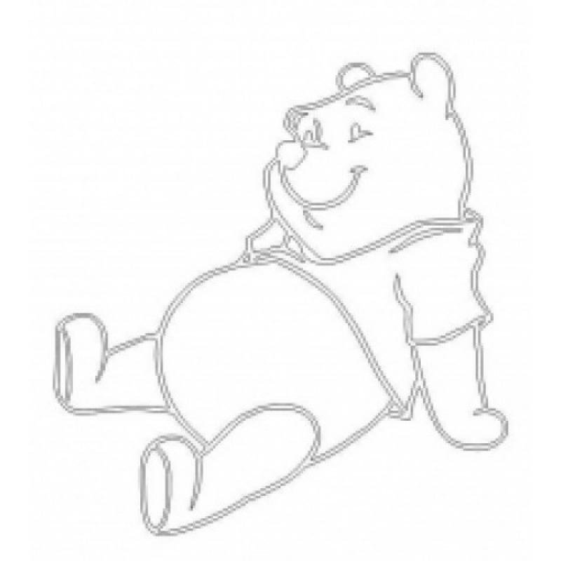 Трафарет Винни пух для вырезания