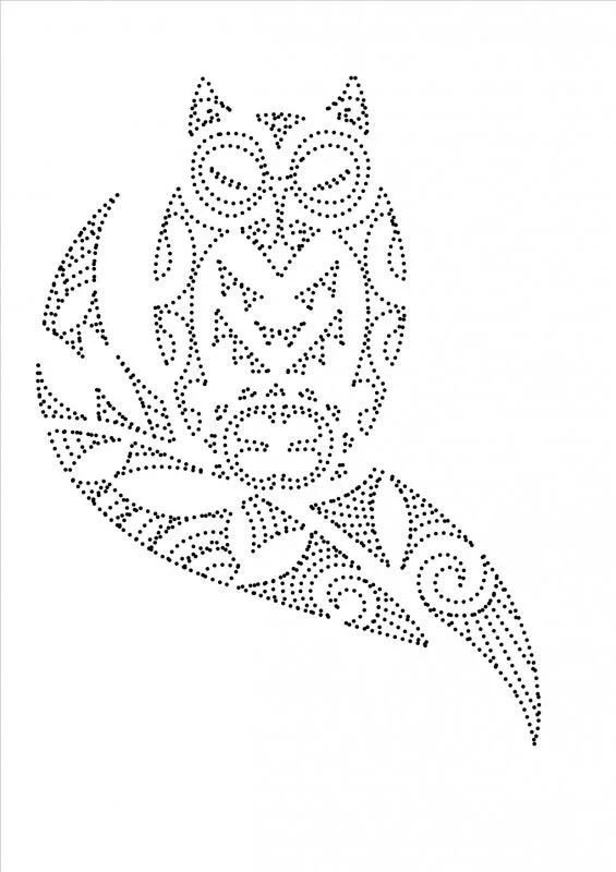 Узоры для точечной росписи контурами