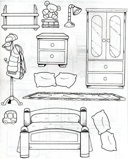 Мебель рисунок для детей