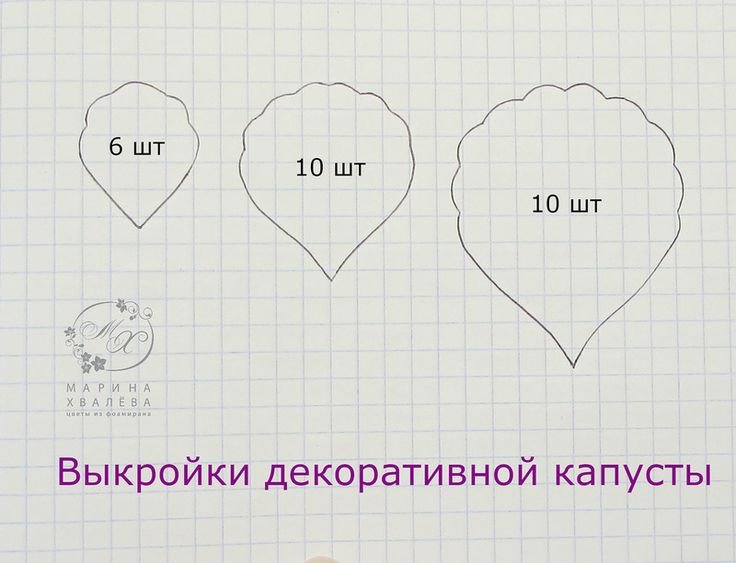 Трафарет лепестков розы