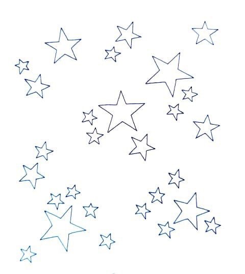 Трафареты для декора звезды