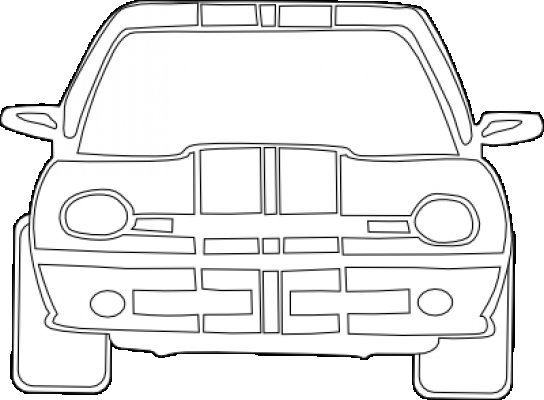 Трафарет автомобили