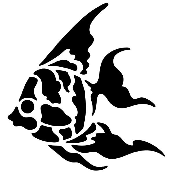 Трафарет "рыбки"