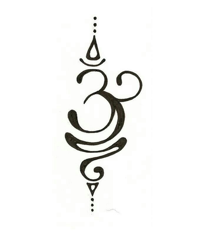 Буддийское Уналоме тату