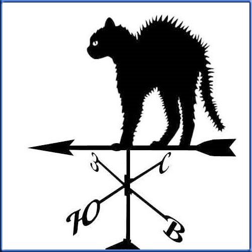 Флюгер в виде кошки
