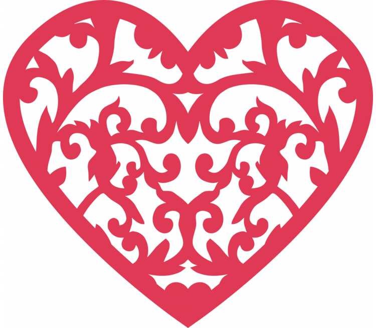Сердце узор