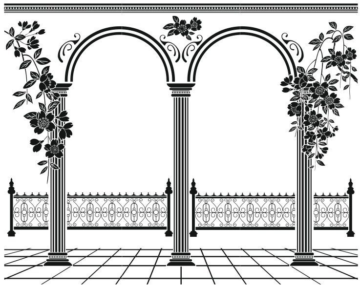 Орнамент арка