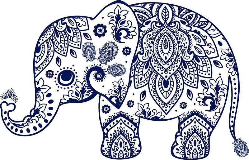 Слон Мандала Индия