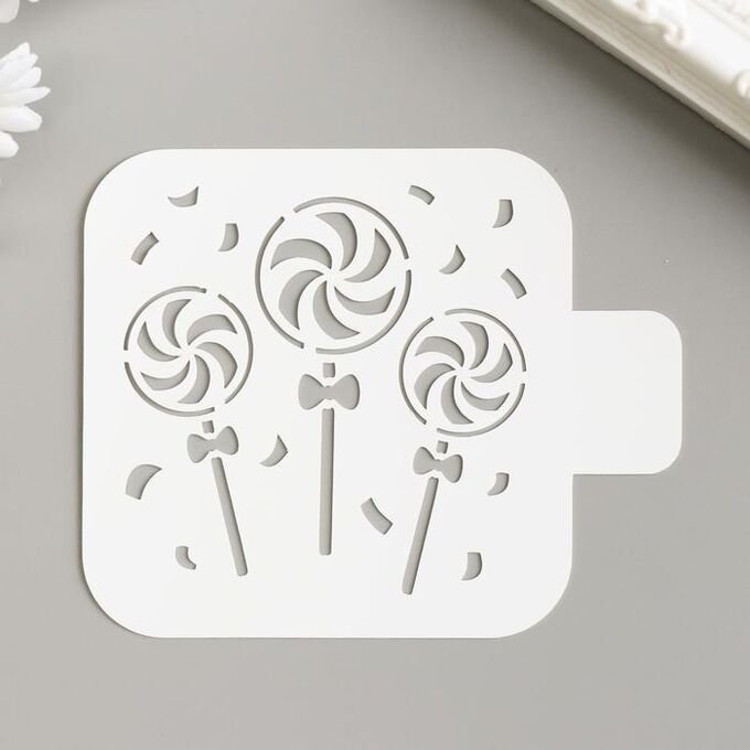 Трафареты для леденцов круг разного диаметра