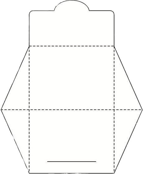 Развертка бумажного конверта