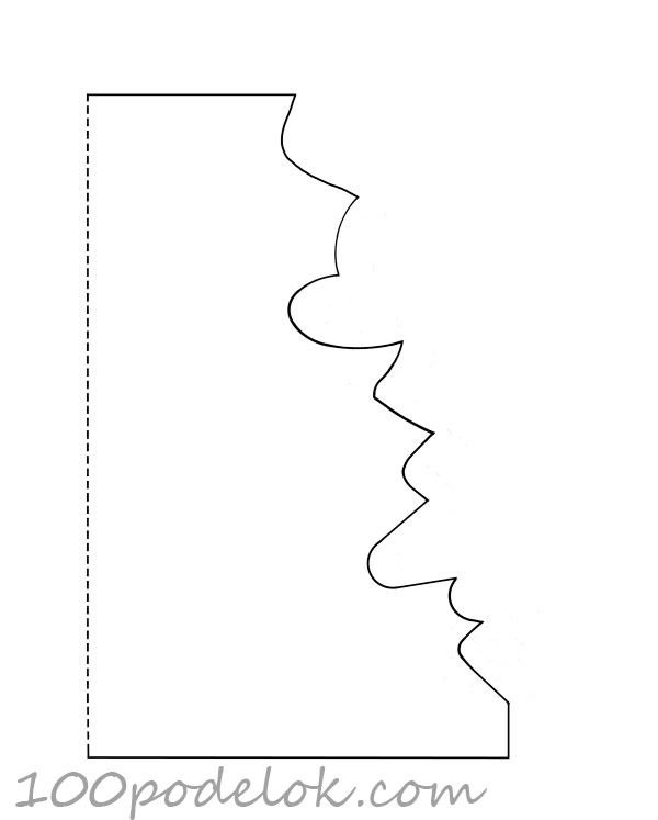 Объемный лист клена из бумаги