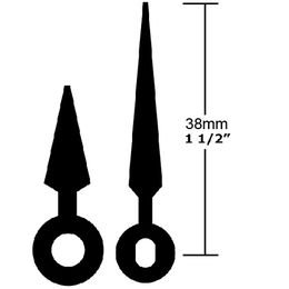 Макет стрелок для часов