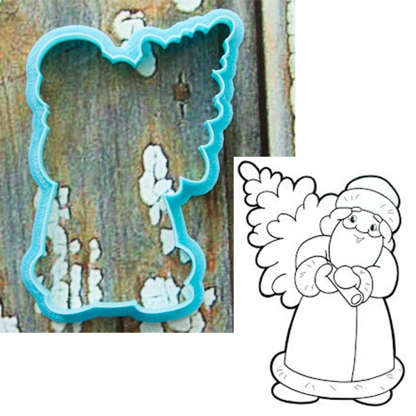 Формочка для пряников дед Мороз