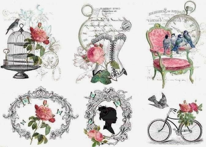 Распечатки для декупажа