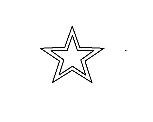 Трафарет Звёздочки