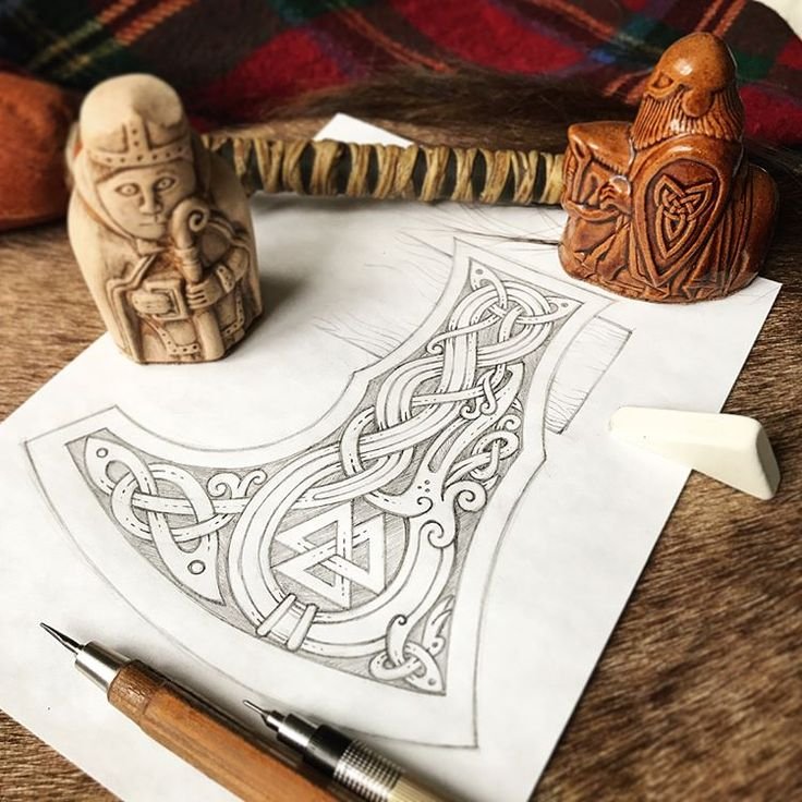Орнамент в стиле викингов