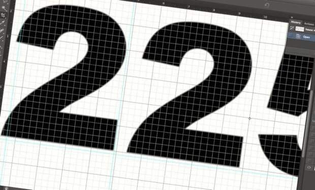 цифры по клеточкам