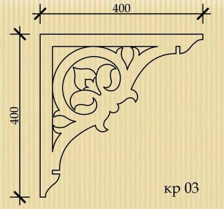Угловые узоры для резьбы по дереву
