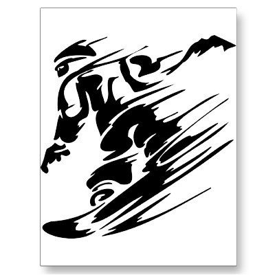 Наклейки на авто сноуборд