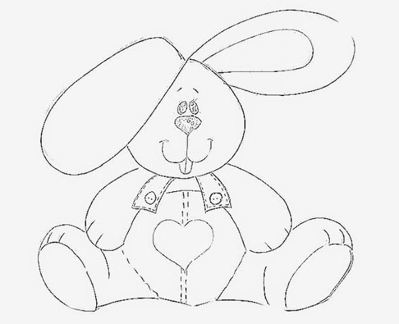 Заяц раскраска