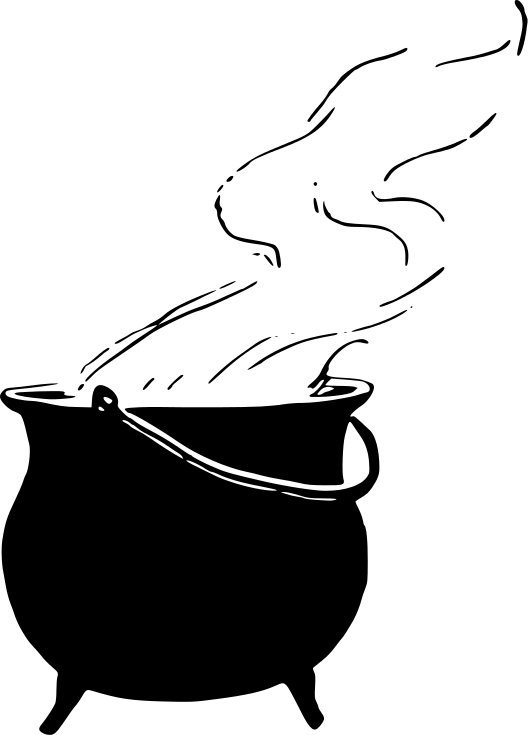 Ведьмин котел вектор
