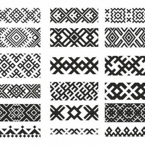 Национальный орнамент ительменов