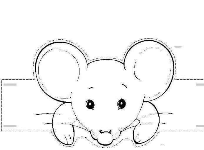 Мышонок из фетра выкройка