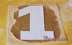 Трафарет цифр для медовых коржей