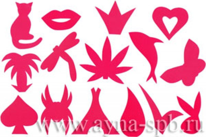 Трафарет для бикини