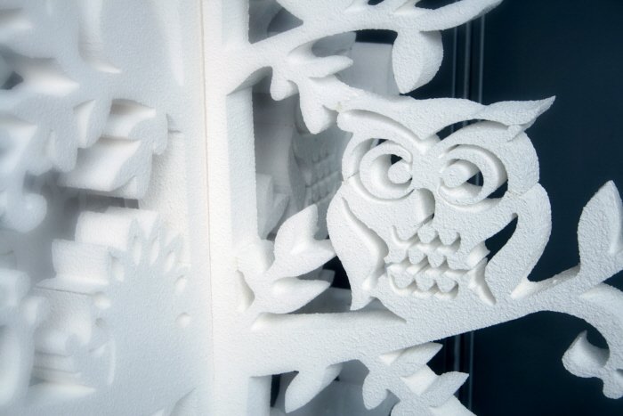 Фигурки из потолочной плитки