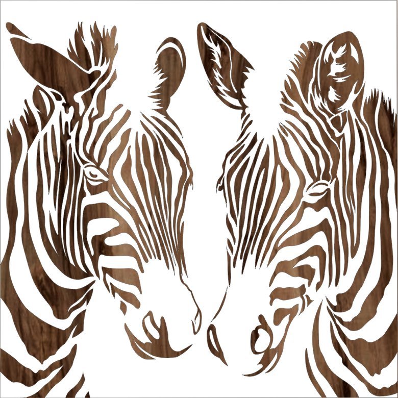 Трафареты животных для декора