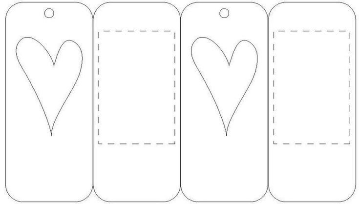 Трафарет закладки для книг