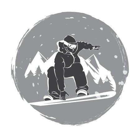Сноуборд рисунок