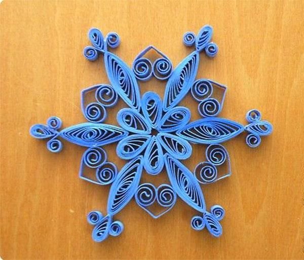 Квиллинг снежинки