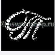 Буквы стразами трафарет