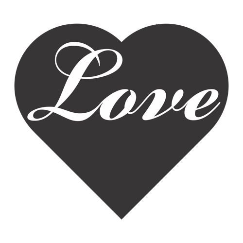 Сердечки с надписями