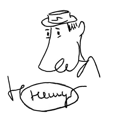 Автограф ю. Никулина