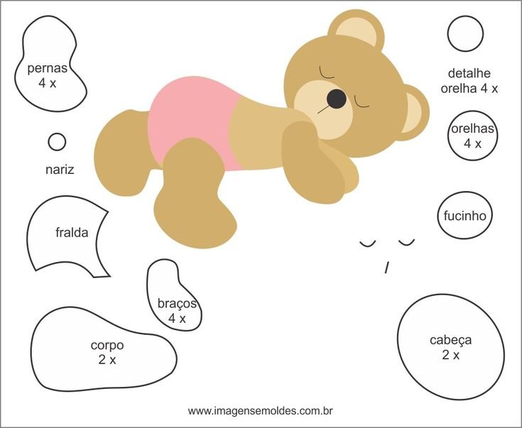 Игрушки из фетра на мобиль выкройки