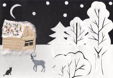 Аппликация в подготовительной группе на тему серебряное копытце