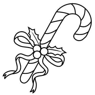 Новогодний леденец раскраска