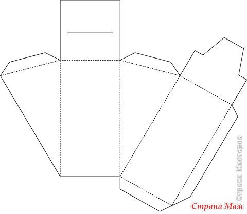 Заготовка для бумажного торта